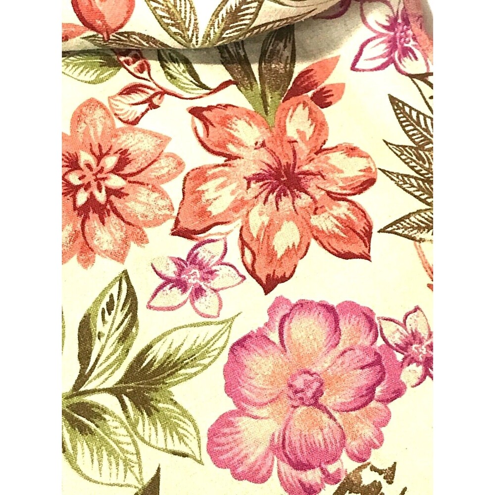 Charter Club 100% Linen Wrap Skirt Women 10 Long Maxi Lined Floral Boho Beach - Picture 6 of 12